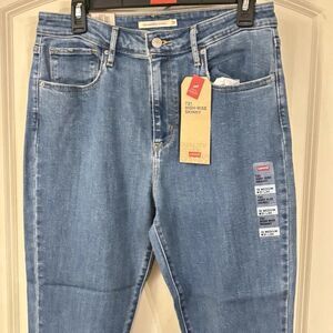 Levi Strauss 721 High Rise Skinny Ankle , Women's Size 12 W31 (W30), Blue Denim